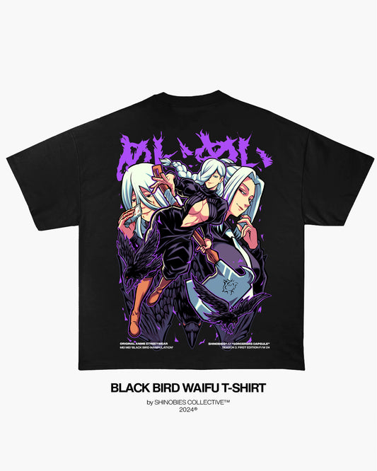 Black Bird Waifu Heavyweight Shirt