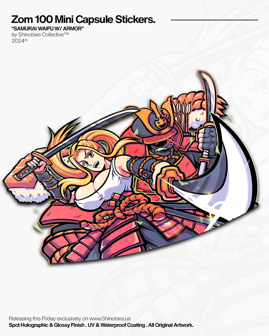 Samurai Waifu Halfbody Peeker [HOLO]