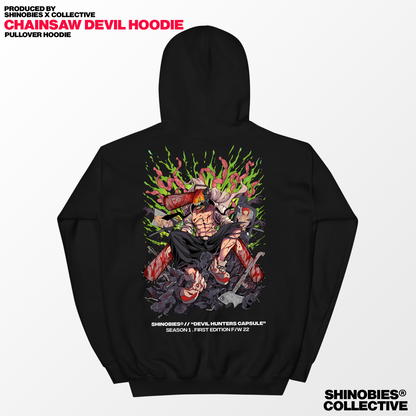 Chainsaw Devil Pullover Hoodie !