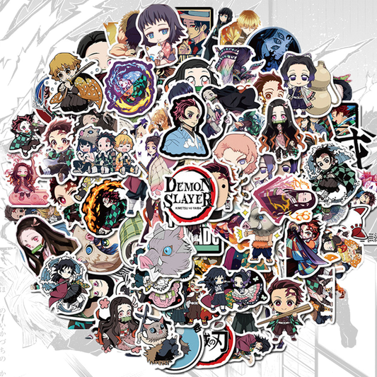 Demon Slayer 100 Sticker Pack ! - Shinobies.us ✨