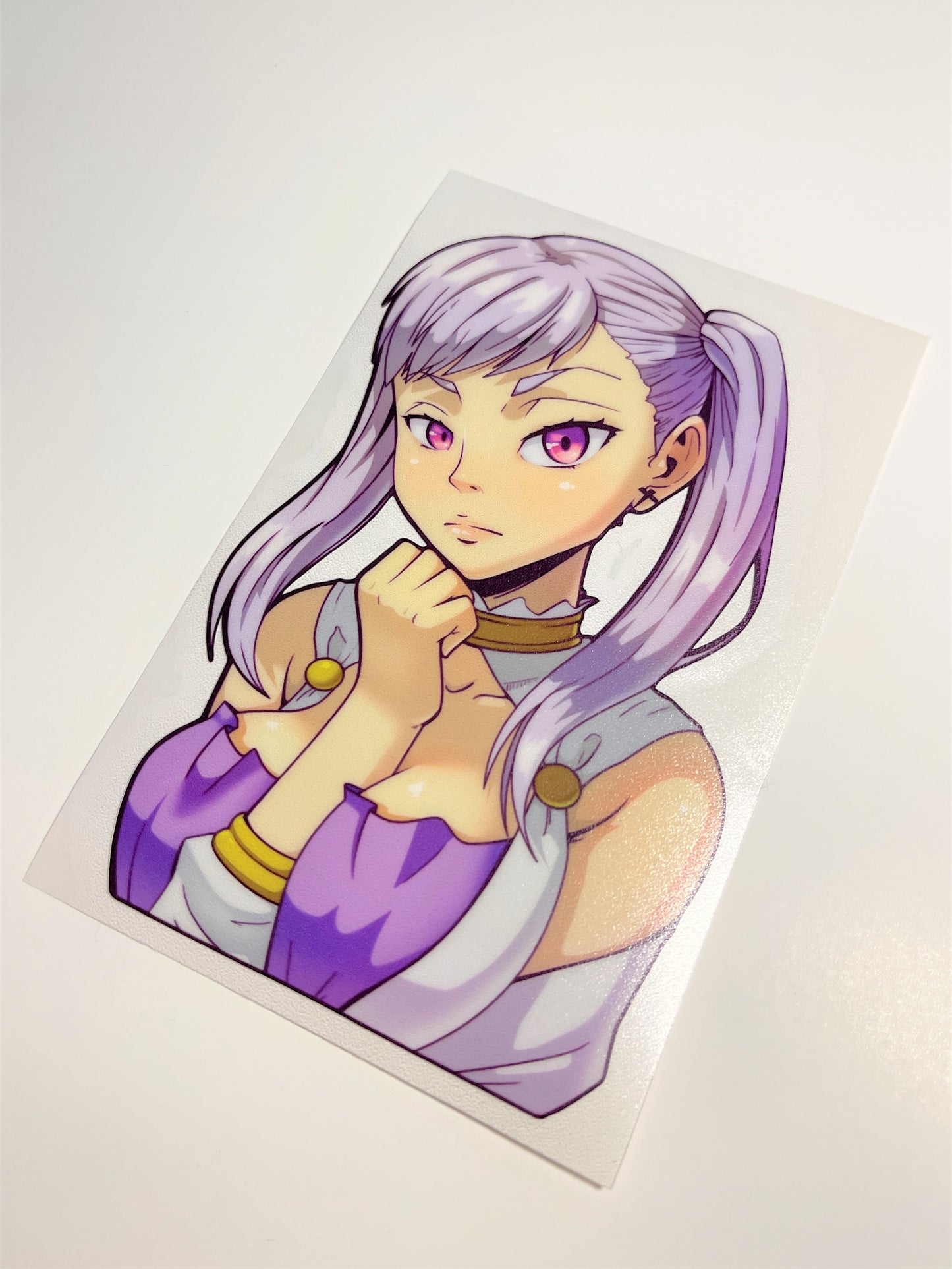 Clover Water Tsundere Noelle Silva HB Peeker Sticker ! - Shinobies.us ✨