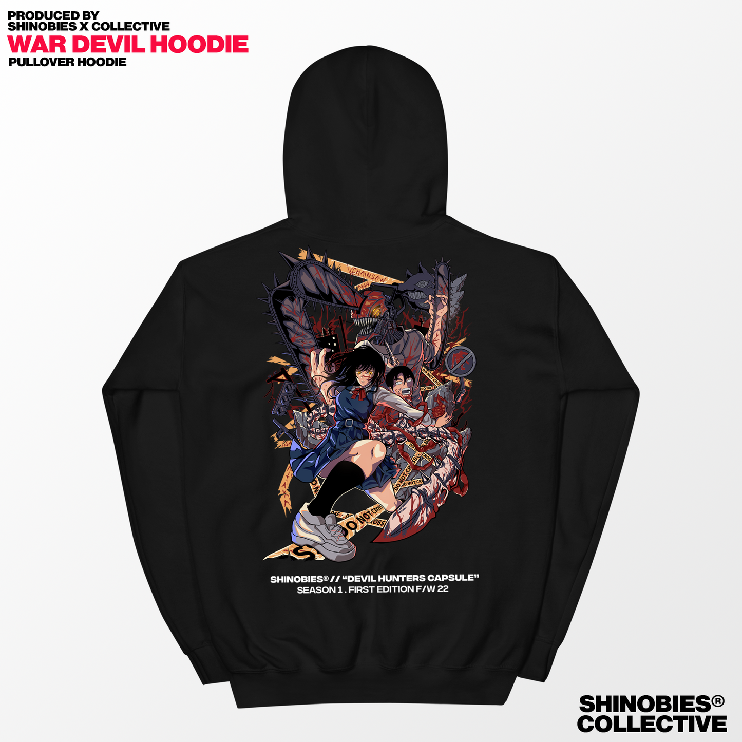 War Devil Pullover Hoodie !