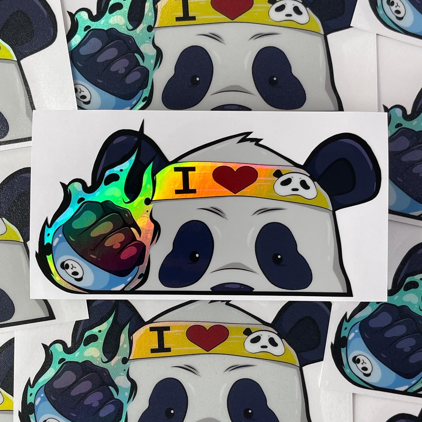 Cursed I Love Panda Peeker [HOLO] - Shinobies.us ✨