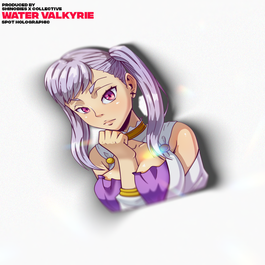 Clover Water Tsundere Noelle Silva HB Peeker Sticker !